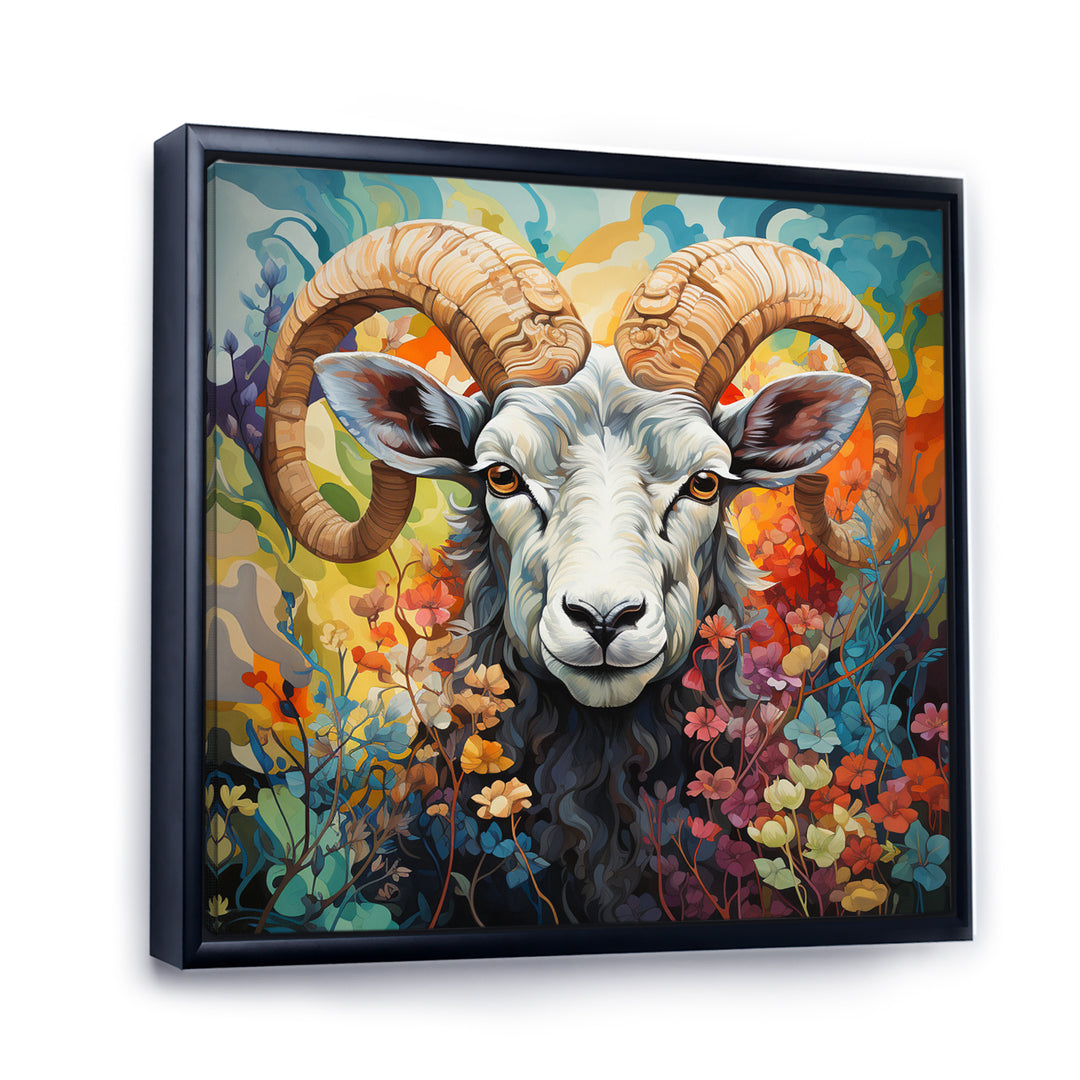 Colorful Sheep Chromatic Harmony - Multi-Color Sheep Wall Art