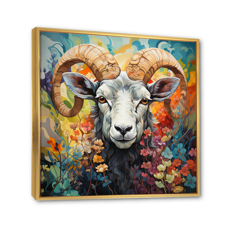 Colorful Sheep Chromatic Harmony - Multi-Color Sheep Wall Art