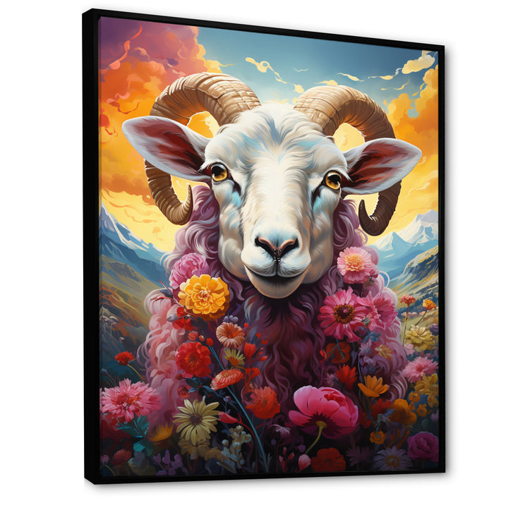 Pink Sheep Enchanted Ewes - Sheep Home Decor Art