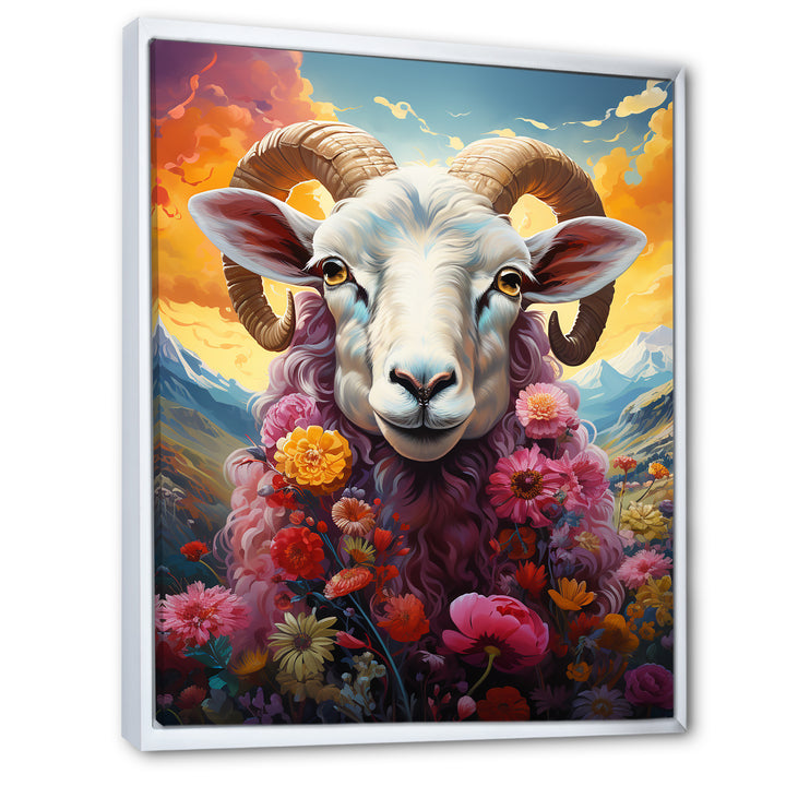 Pink Sheep Enchanted Ewes - Sheep Home Decor Art