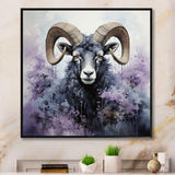 Purple Sheep Enigmatic Ewes - Sheep Living Room Wall Art