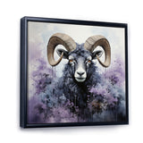 Purple Sheep Enigmatic Ewes - Sheep Living Room Wall Art