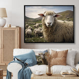 Sheep Environmental in Mountain - Sheep Bedroom Wall Art