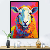 Colorful Sheep Fauvism - Sheep Wall Art Prints