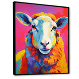 Colorful Sheep Fauvism - Sheep Wall Art Prints