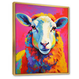 Colorful Sheep Fauvism - Sheep Wall Art Prints