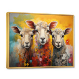 Colorful Sheep Fuzzy Friends - Sheep Wall Art Prints