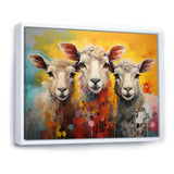 Colorful Sheep Fuzzy Friends - Sheep Wall Art Prints