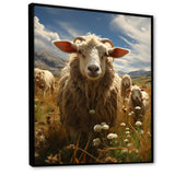 Sheep Harmony In Herd - Sheep Home Decor Art
