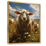 Sheep Harmony In Herd - Sheep Home Decor Art