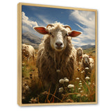 Sheep Harmony In Herd - Sheep Home Decor Art