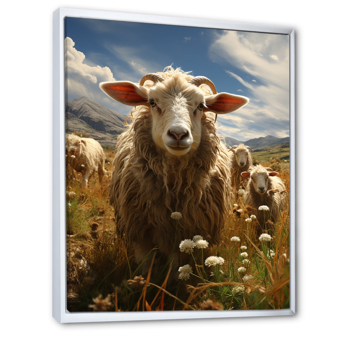 Sheep Harmony In Herd - Sheep Home Decor Art