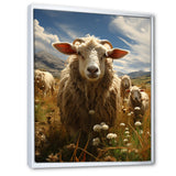 Sheep Harmony In Herd - Sheep Home Decor Art