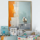 Sheep Minimalist Cubism - Sheep Wall Decor