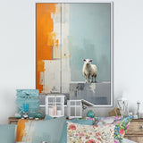 Sheep Minimalist Cubism - Sheep Wall Decor