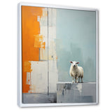 Sheep Minimalist Cubism - Sheep Wall Decor