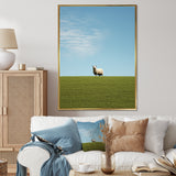 Sheep Minimalistic Solitude - Sheep Wall Art Prints