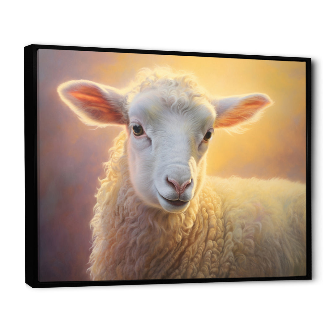 Sheep Pastel Portrait - Sheep Home Decor Art