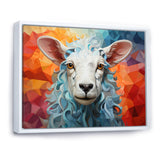 Sheep Serenity Geometric - Multi-Color Sheep Wall Art