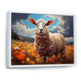 Sheep Vibrant Meadows - Sheep Wall Decor