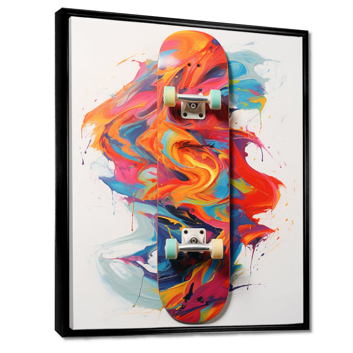 Skateboard Gravity Defiance I - Skateboard Canvas Wall Art