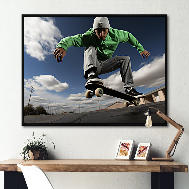 Skateboard Chronicles I - Skateboard Canvas Wall Art