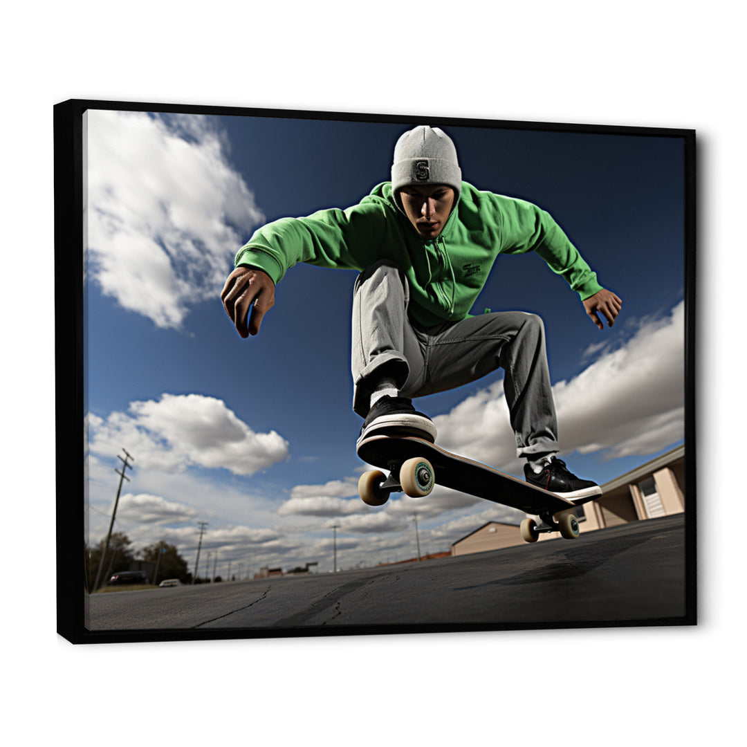 Skateboard Chronicles I - Skateboard Canvas Wall Art