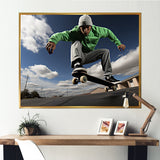 Skateboard Chronicles I - Skateboard Canvas Wall Art