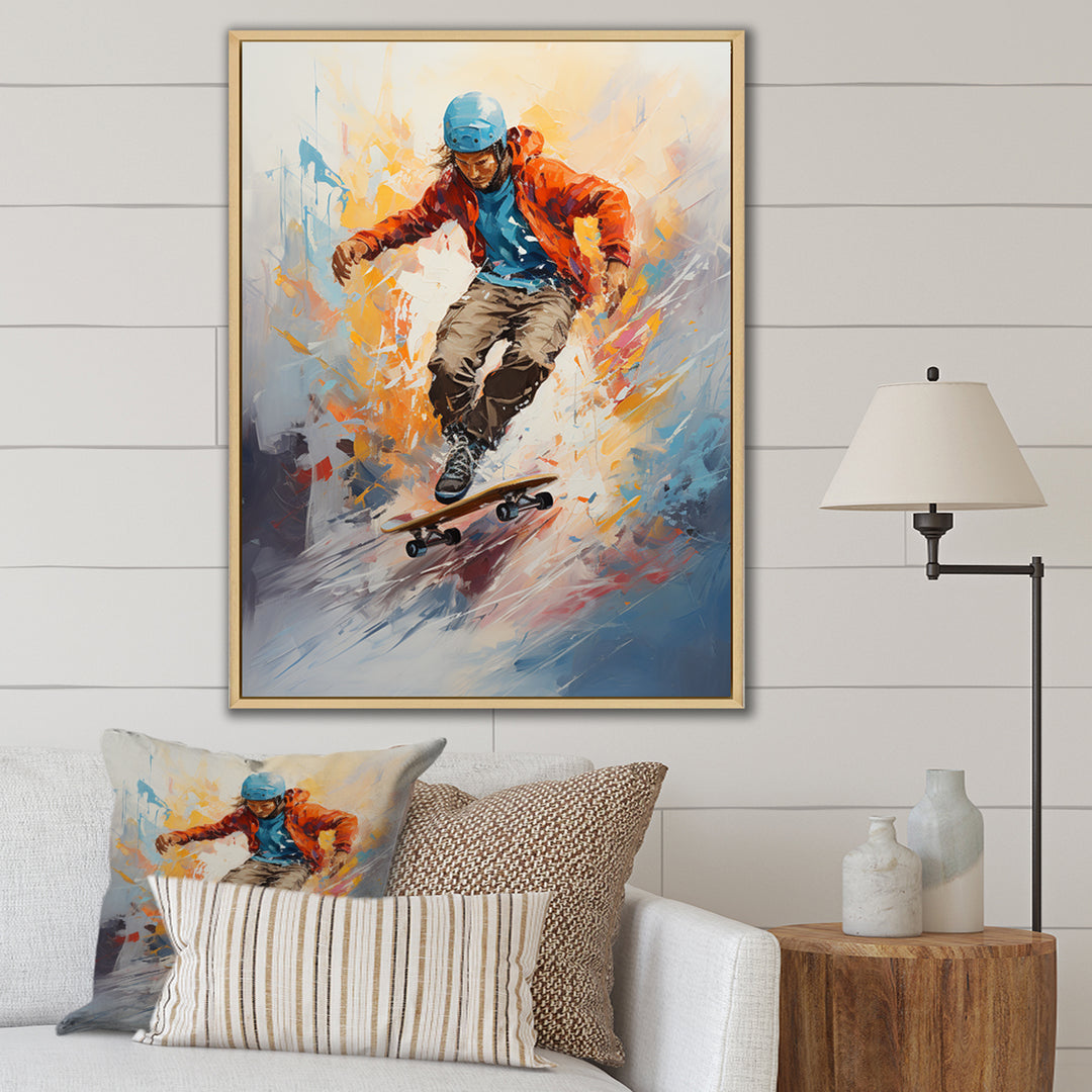 Skateboard Dreams - Skateboard Canvas Wall Art