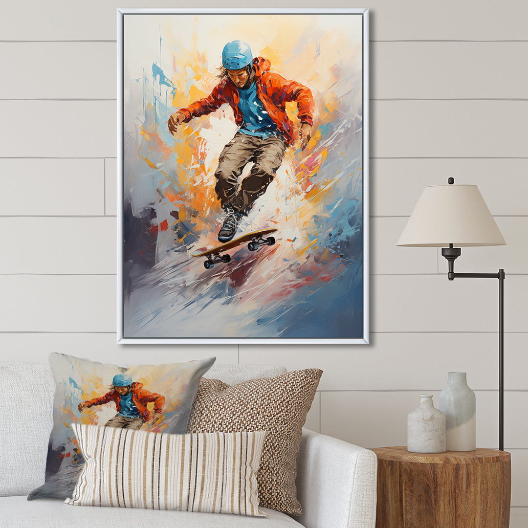Skateboard Dreams - Skateboard Canvas Wall Art