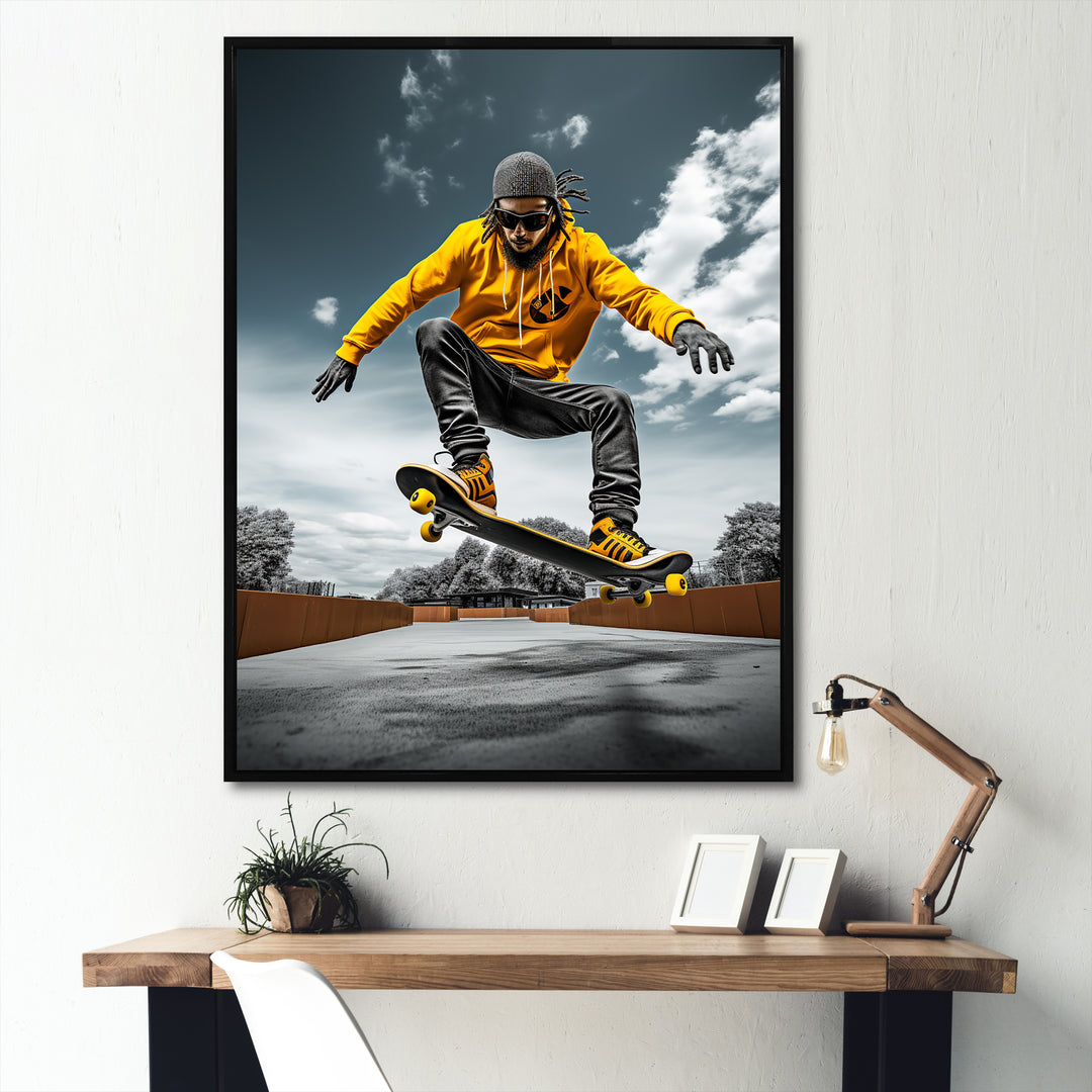 Skateboard Stories - Skateboard Canvas Wall Art