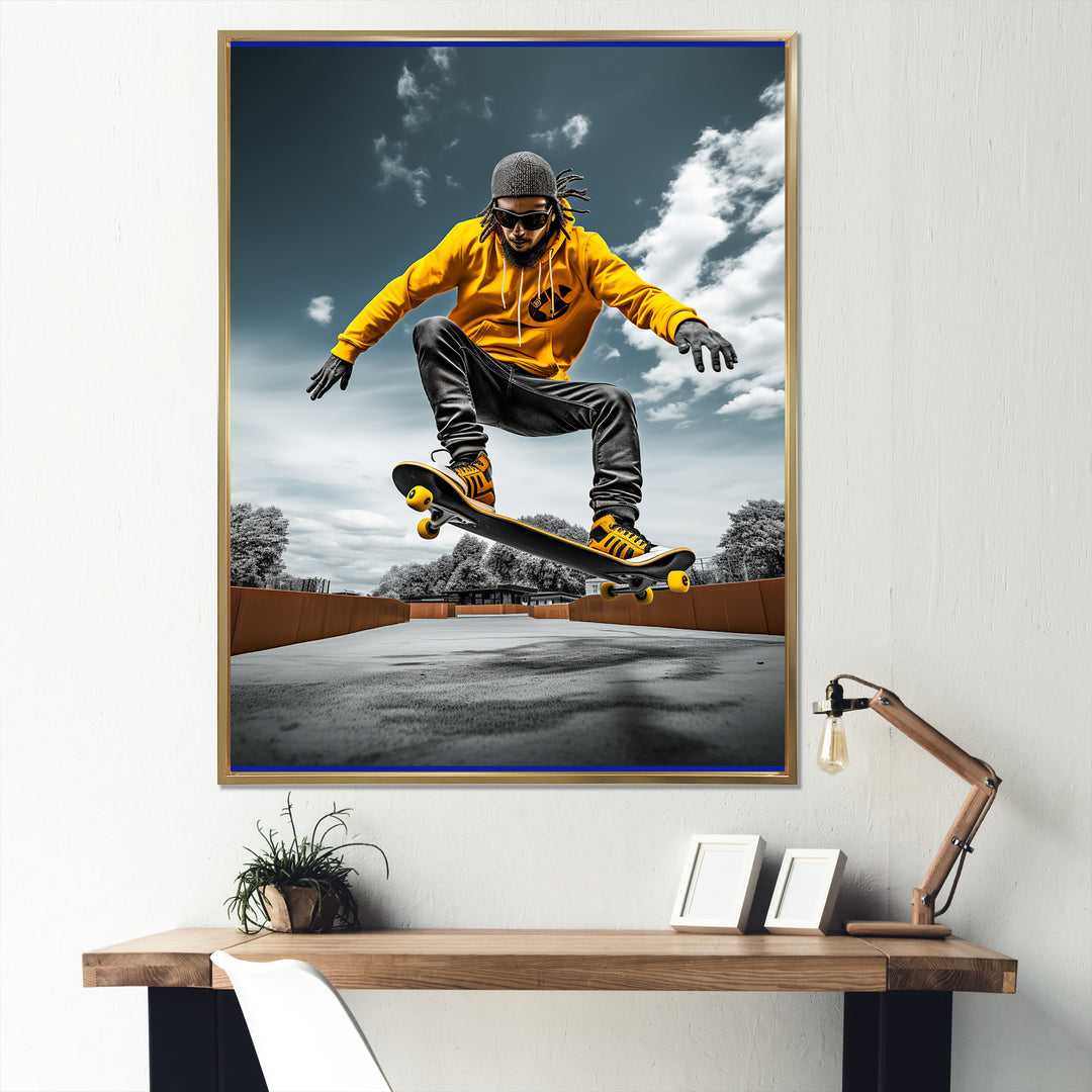 Skateboard Stories - Skateboard Canvas Wall Art