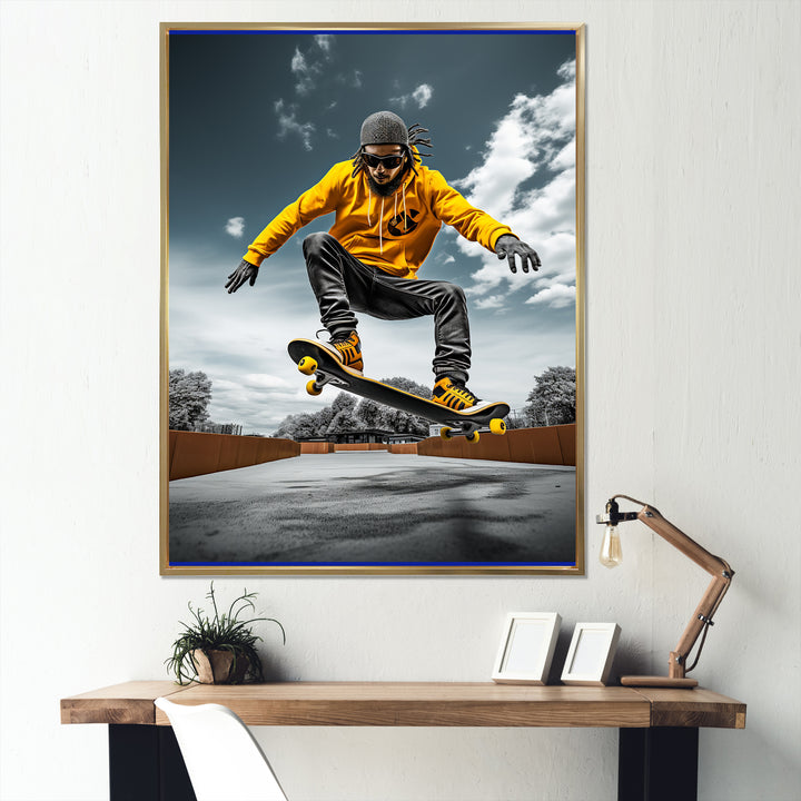 Skateboard Stories - Skateboard Canvas Wall Art