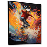 Skateboard Synchrony - Skateboard Canvas Wall Art