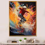 Skateboard Synchrony - Skateboard Canvas Wall Art