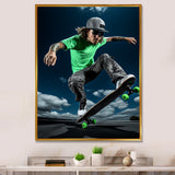 Skateboard Thrills - Skateboard Canvas Wall Art