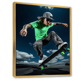 Skateboard Thrills - Skateboard Canvas Wall Art