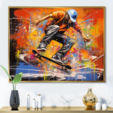 Skateboard Street Canvas I - Skateboard Canvas Wall Art