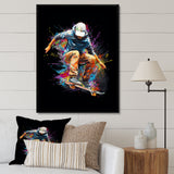 Skateboard Urban Flow I - Skateboard Canvas Wall Art