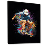 Skateboard Urban Flow I - Skateboard Canvas Wall Art