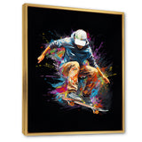 Skateboard Urban Flow I - Skateboard Canvas Wall Art