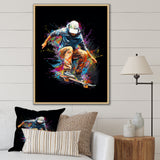 Skateboard Urban Flow I - Skateboard Canvas Wall Art