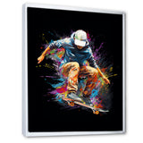 Skateboard Urban Flow I - Skateboard Canvas Wall Art