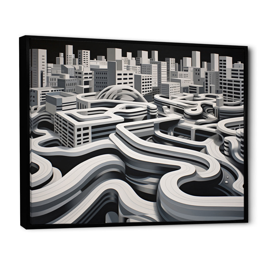 Skateboard Urban Rhythm - Skateboard Canvas Wall Art