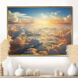 Sky Whispering Clouds - Landscapes Canvas Wall Art