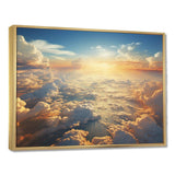 Sky Whispering Clouds - Landscapes Canvas Wall Art