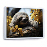 Sloth Slow Motion Portrait - Sloth Home Decor Art