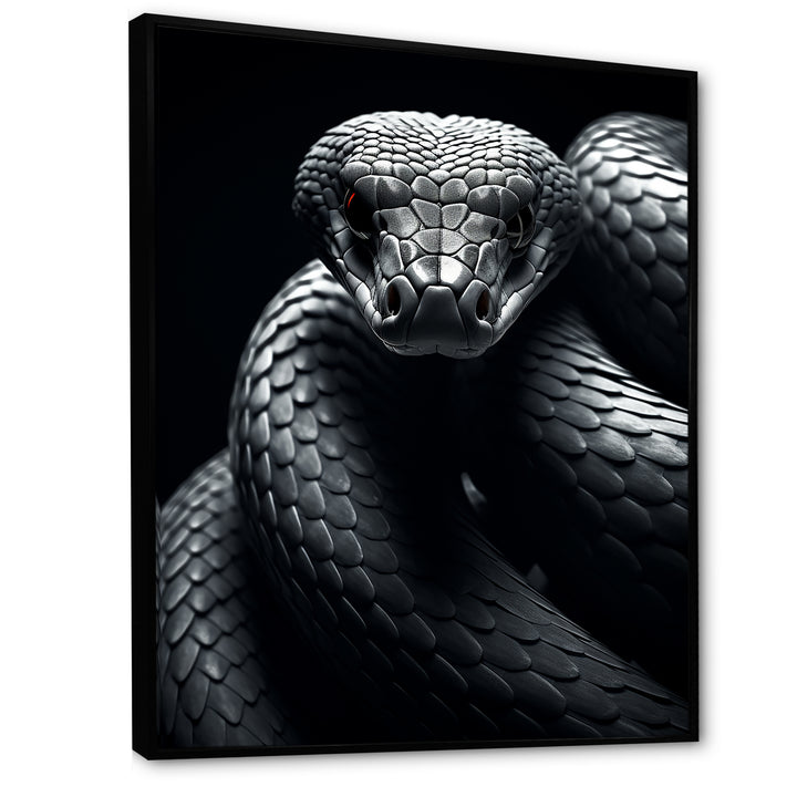 Black Snake Slithering Grace - Snake Wall Decor