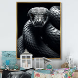 Black Snake Slithering Grace - Snake Wall Decor