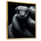 Black Snake Slithering Grace - Snake Wall Decor